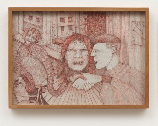 Sprechstunde by Till Megerle contemporary artwork Works on Paper