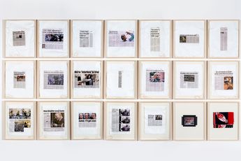 Contemporary art exhibition Sue Williamson Short Stories in a Longer Tale at Goodman Gallery Johannesburg South Africa