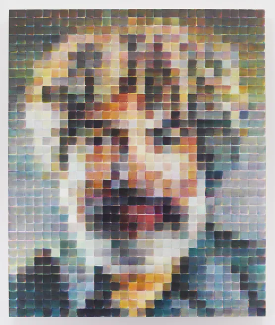 Fred III by Chuck Close contemporary artwork Painting