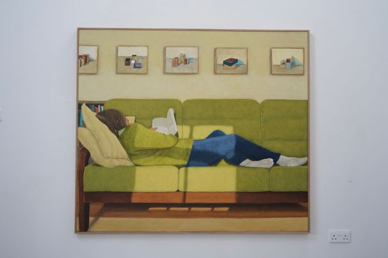 the passing of time by Jess Allen contemporary artwork Painting