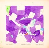 Plum Nellie November Reason by Robert Reed contemporary artwork works on paper