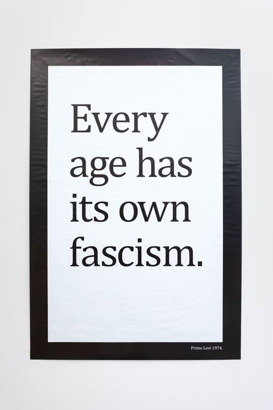 Every age has its own fascism by Jeremy Deller contemporary artwork Works on Paper