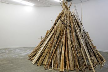 Contemporary art exhibition Liam Gillick The thought style meets the thought collective at Maureen Paley London United Kingdom