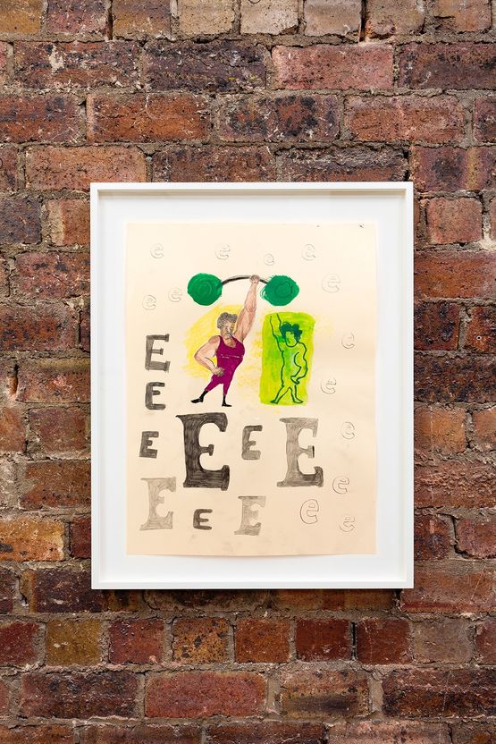 E by Walter Price contemporary artwork Works on Paper