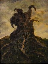 Dancer Yew by Georg Wilson contemporary artwork painting