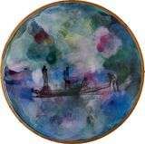 Coastal fishers by Shiraz Bayjoo contemporary artwork painting sculpture