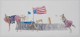 You are on Indian Land by Julie Buffalohead contemporary artwork works on paper