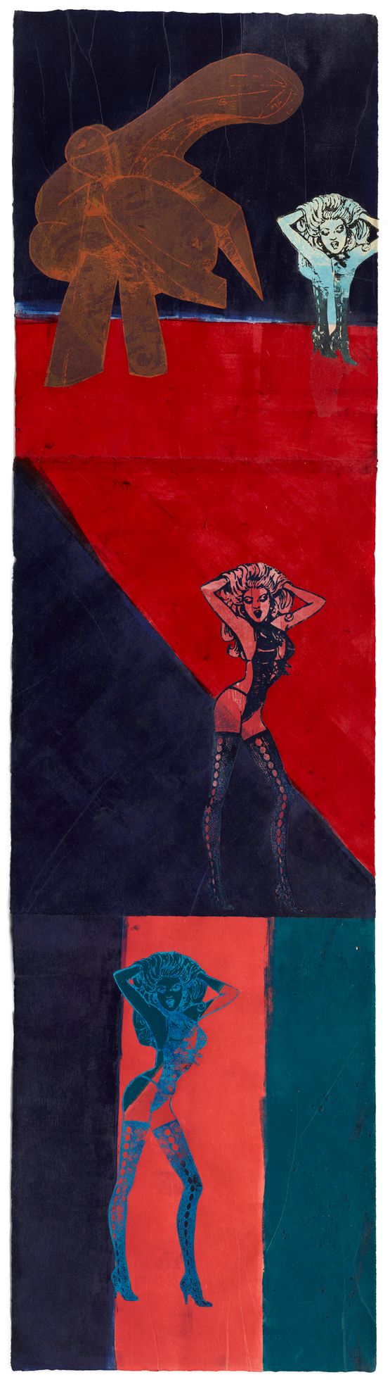 Picasso and Fredericks of Hollywood by Nancy Spero contemporary artwork Works on Paper