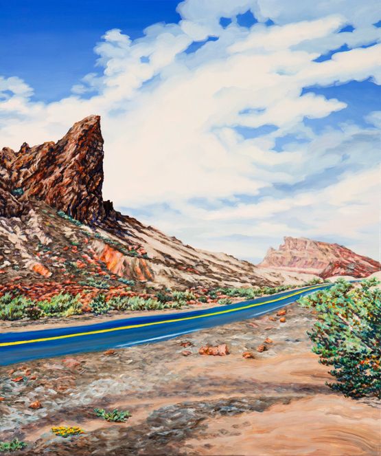 Sky Road by Kevin Chin contemporary artwork Painting