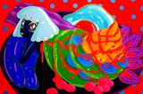 The best breakfast is when Im in it by Yeo Kaa contemporary artwork painting