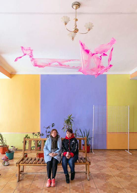 Dobrowelytschkiwka Dobrovelychkivska Zahalnoosvitnya Shkola- Internat from the series i  Project Hope by Aljoscha contemporary artwork Photography