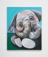 Welcome Back by Aki Kondo contemporary artwork painting