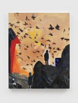 Kafka in Berlin by Zhao Gang contemporary artwork painting