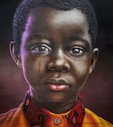 Portrait of Oke as an 8-Year-Old by Babajide Olatunji contemporary artwork painting