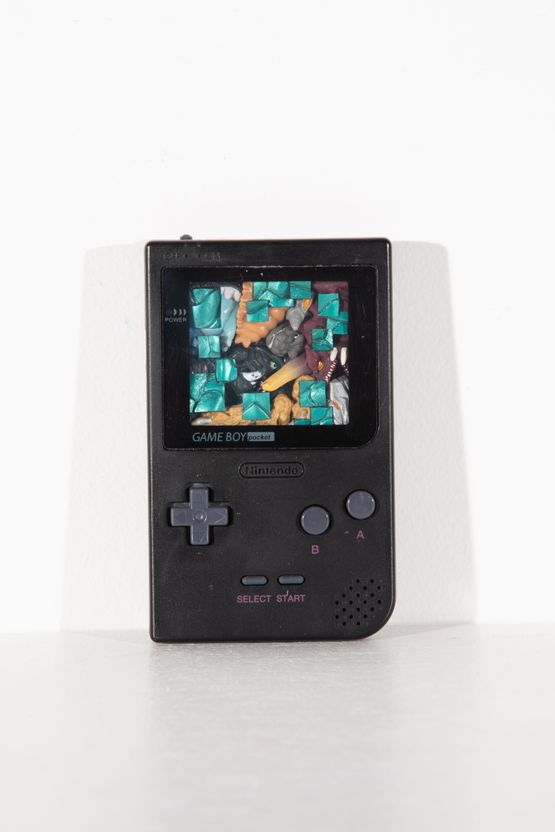 GAME BOY pocket Display by Three contemporary artwork Sculpture