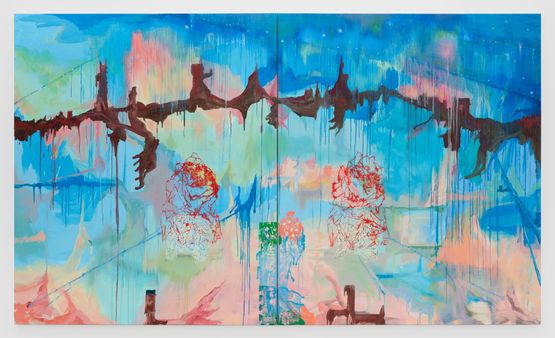 Unknown Geographies V2 by Jon Cattapan contemporary artwork Painting