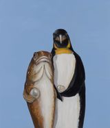 Worlds Your Oyster by Joanna Braithwaite contemporary artwork painting works on paper