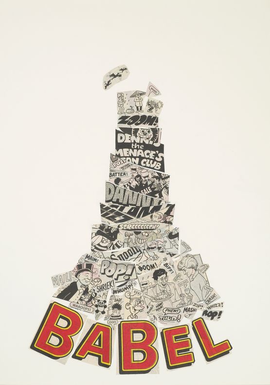 Babel by Donald Urquhart contemporary artwork Painting