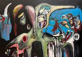 Songbirds by Abdallah Kassem contemporary artwork painting