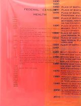 Federal Census Health Visi-guard fluorescent orange by Furen Dai contemporary artwork print sculpture