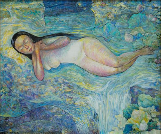 Missing you  by Bundit Padungvichean contemporary artwork Painting