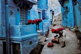 Jodhpur Fruit Vendor India by Steve Mccurry contemporary artwork photography print