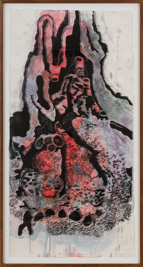 Termitaria Indwelling V by John Wolseley contemporary artwork Works on Paper