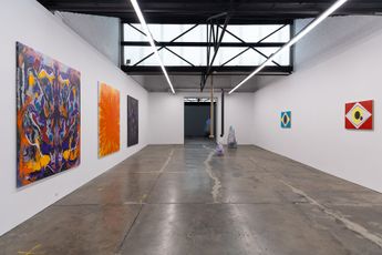 Contemporary art exhibition Mikala Dwyer Iffy town EP at 1301SW Melbourne Australia