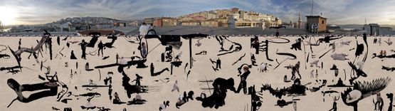 Reenactment of Heaven by Inci Eviner contemporary artwork Moving Image