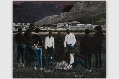Cinga Samsons Pupilless Figures at White Cube