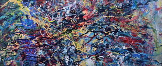 Rhyme by Ava Hsueh contemporary artwork Painting