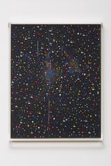 Black Complot color by Marco Maggi contemporary artwork painting