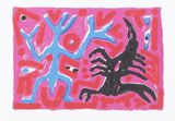 Skorpion - Scorpio by A.R. Penck contemporary artwork print