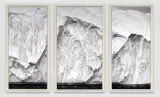 Untitled Iceberg for Greta Thunberg by Robert Longo contemporary artwork drawing works on paper