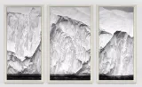 Untitled Iceberg for Greta Thunberg by Robert Longo contemporary artwork Works on Paper