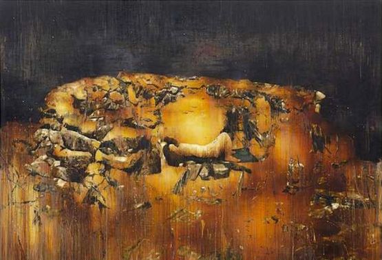 Doze 1 by Mitsuhiro Ikeda contemporary artwork Painting
