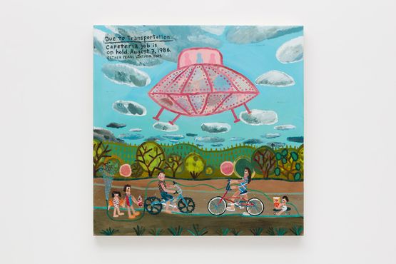 Due to Transportation by Esther Pearl Watson contemporary artwork Mixed Media