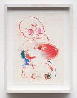 Read Head Racer by Roby Dwi Antono contemporary artwork painting works on paper