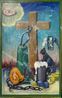 Ex Umbris Eruditio by Manuel Ocampo contemporary artwork Painting