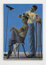 Haircut IV by Lenz Geerk contemporary artwork painting