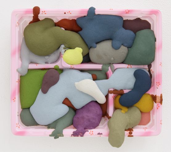 Ki-Yo Lunchbox Paintings series by Aida Makoto contemporary artwork Mixed Media