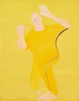 Wannabe Kung Fu Master by Shinya Azuma contemporary artwork painting