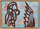 The Historical Creature Caught in the Struggle Between Master and Slave by Memed Erdener contemporary artwork painting