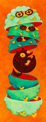 The Secret of Secrets by Clasutta contemporary artwork painting