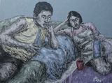 Countless Days Spent by Johanna Helmuth contemporary artwork painting works on paper