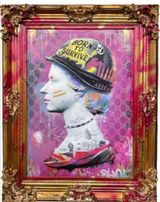 Forever the Queen by Dan Pearce contemporary artwork mixed media