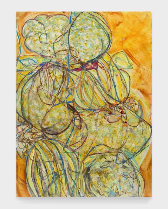 All my muscles have pillows by Jade Fadojutimi contemporary artwork Painting