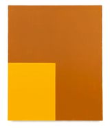 Polish Constructivism  Yellow by David Diao contemporary artwork painting