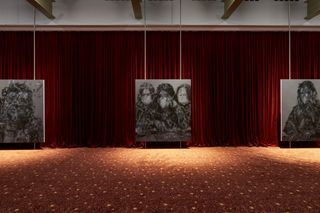 Contemporary art exhibition Avery Singer War_overlays at Hauser Wirth Zurich Limmatstrasse Switzerland