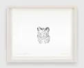 Buttin In - Cheek to Cheek by David Byrne contemporary artwork Works on Paper